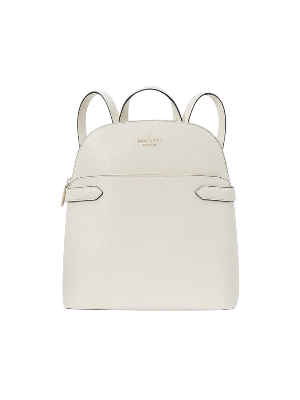 Kate Spade Staci Medium Dome Backpack Meringue Saffiano Leather NWT